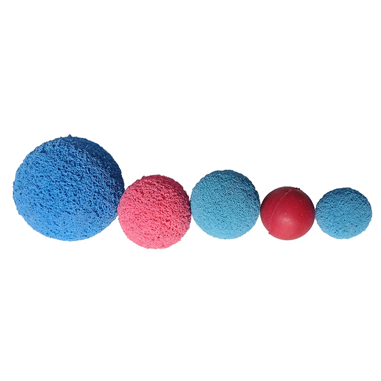 
High-quality power plant condenser Rubber cleaning ball wear-resistant 