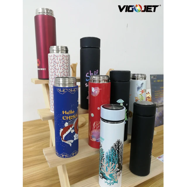 Insulation cup 3D custom uv printer industrial cylinder glass lipstick tube tea can inkjet color printing machine