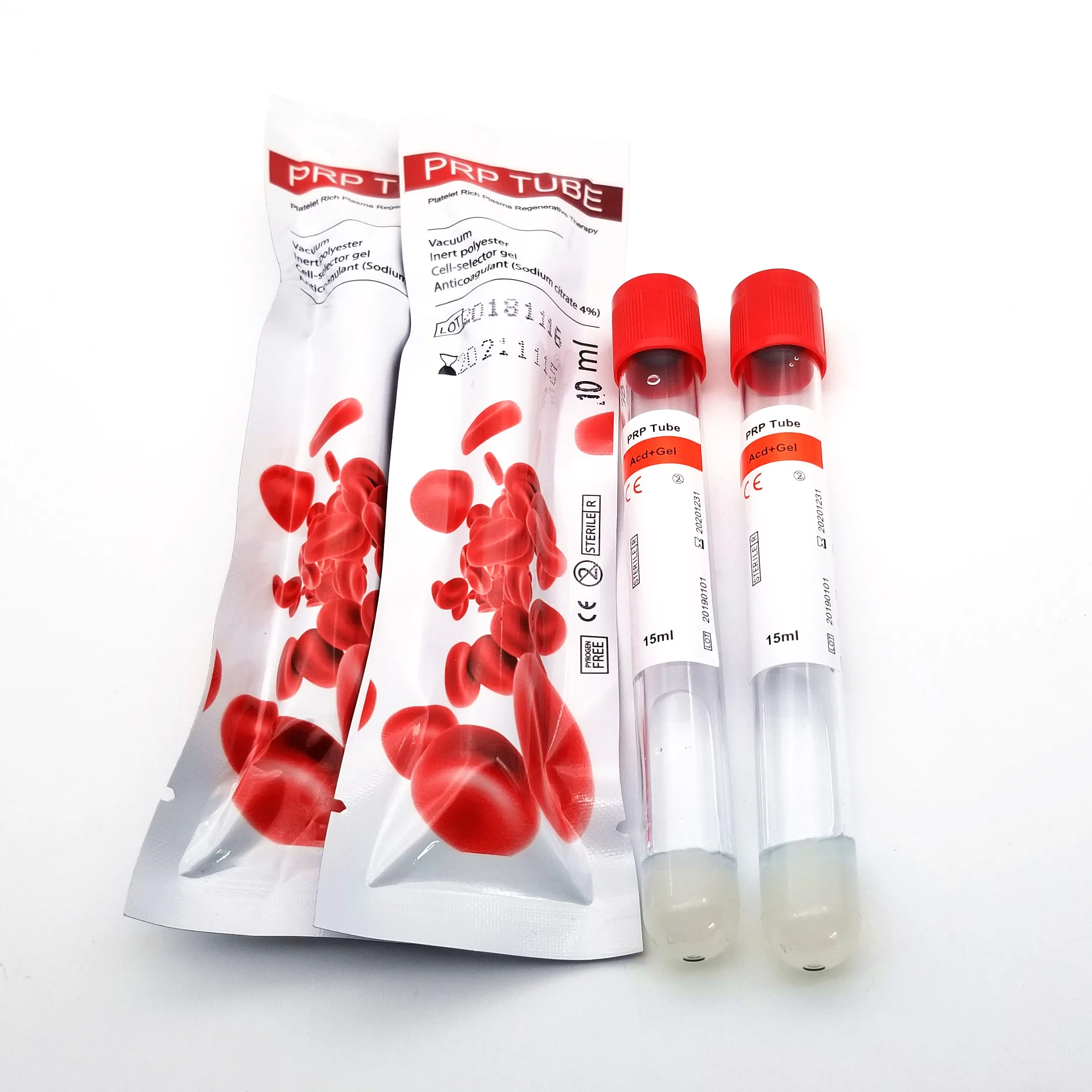 Factory Supplier 15ml pure prp tube acd for aesthetic acd sodium citrate gel wholesale