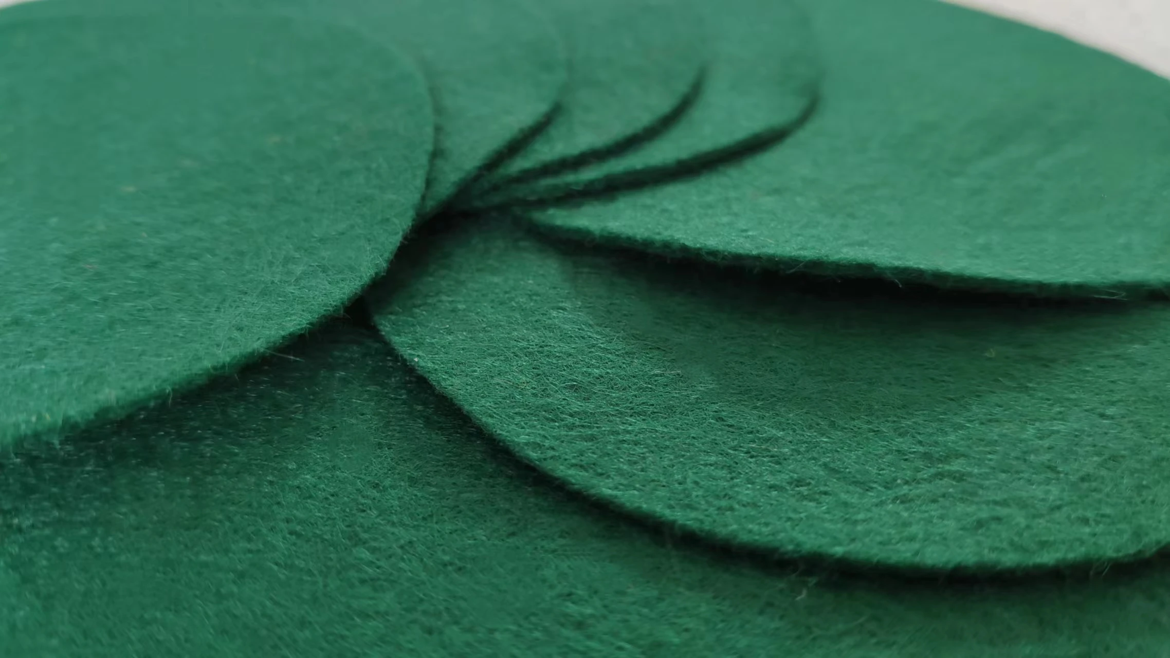 Hot Selling China factory directly supplier shrink resistant white needle punched non woven felt Geotextile needle felt