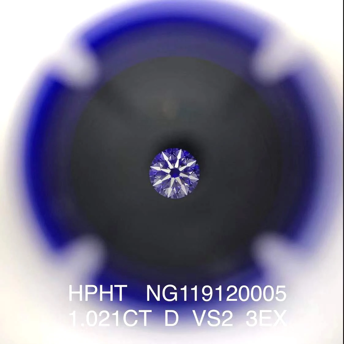 Loose Hpht Cvd Diamond IGI Certificate Round 1.021ct Lab Grown Diamond