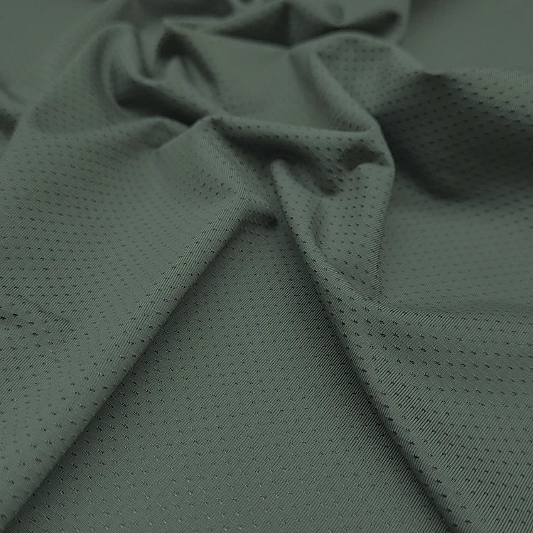 China Supplier Knit Elastic Power Net Mesh Fabric High Stretch Breathable Nylon Material for Clothing/