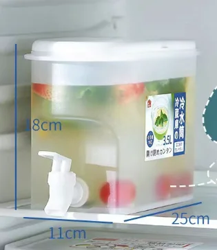 Large Capacity High Temperature Food Grade Open Kettle Drink Bucket Refrigerator Cold Hot Water Faucet Made of Plastic