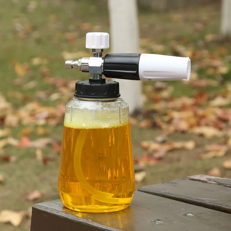 Заводская оптовая продажа, Снежная прозрачная пушка, никелевая пластина, прозрачная пенная насадка