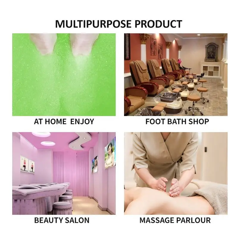 Wholesale Lemon Crystal Bath Salt Jelly Foot Bath Salt Crystal Mud Home Foot Care