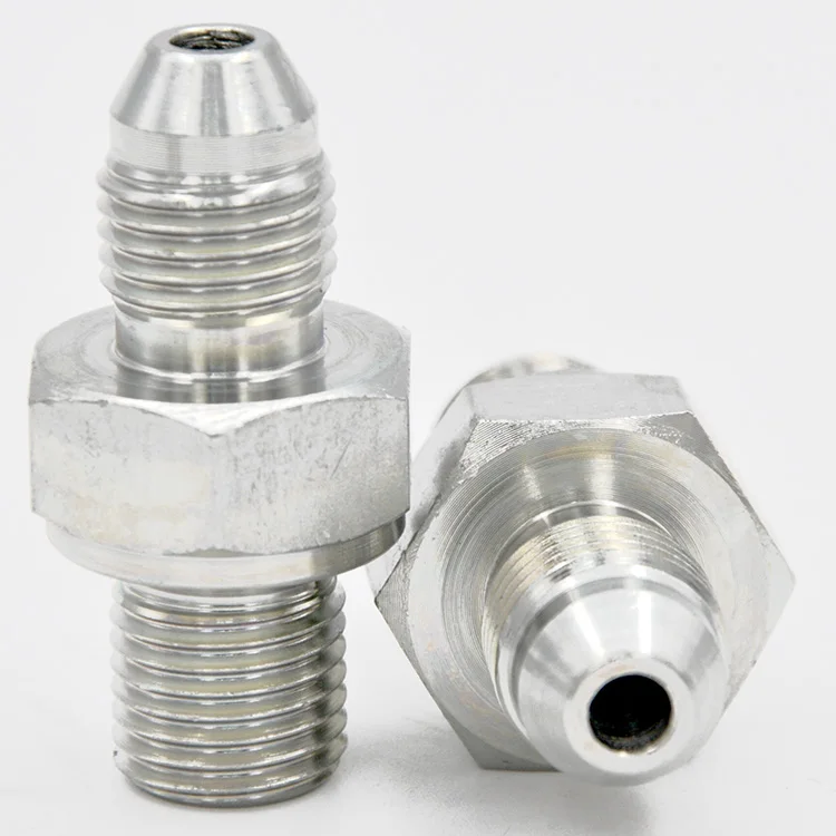 New External Thread Partition Straight Hydraulic Joint Adapter Hydraulic Hose Adapter