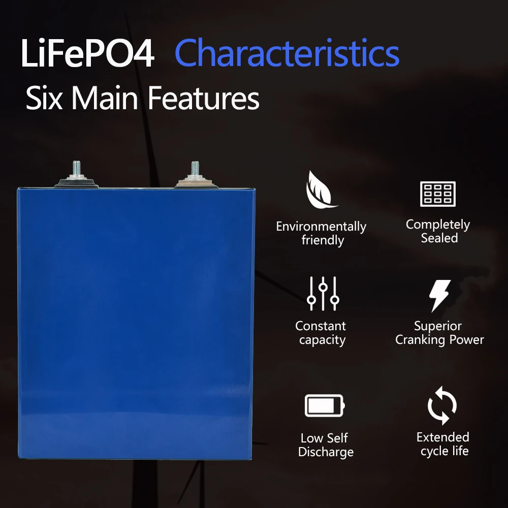 US Inventory Batterie 4 Pieces Grade A  EVE 280Ah Prismatic Cell Lifepo4 3.2v 280ah Lithium Ion Batteries Lifepo4 Battery Pack