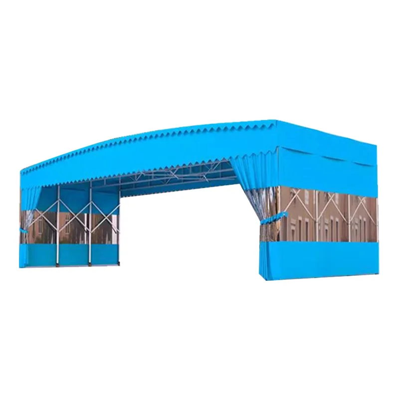 Big Size Push Pull Retractable With Wheel For Carport Folding Garage Caravan Awning Tent