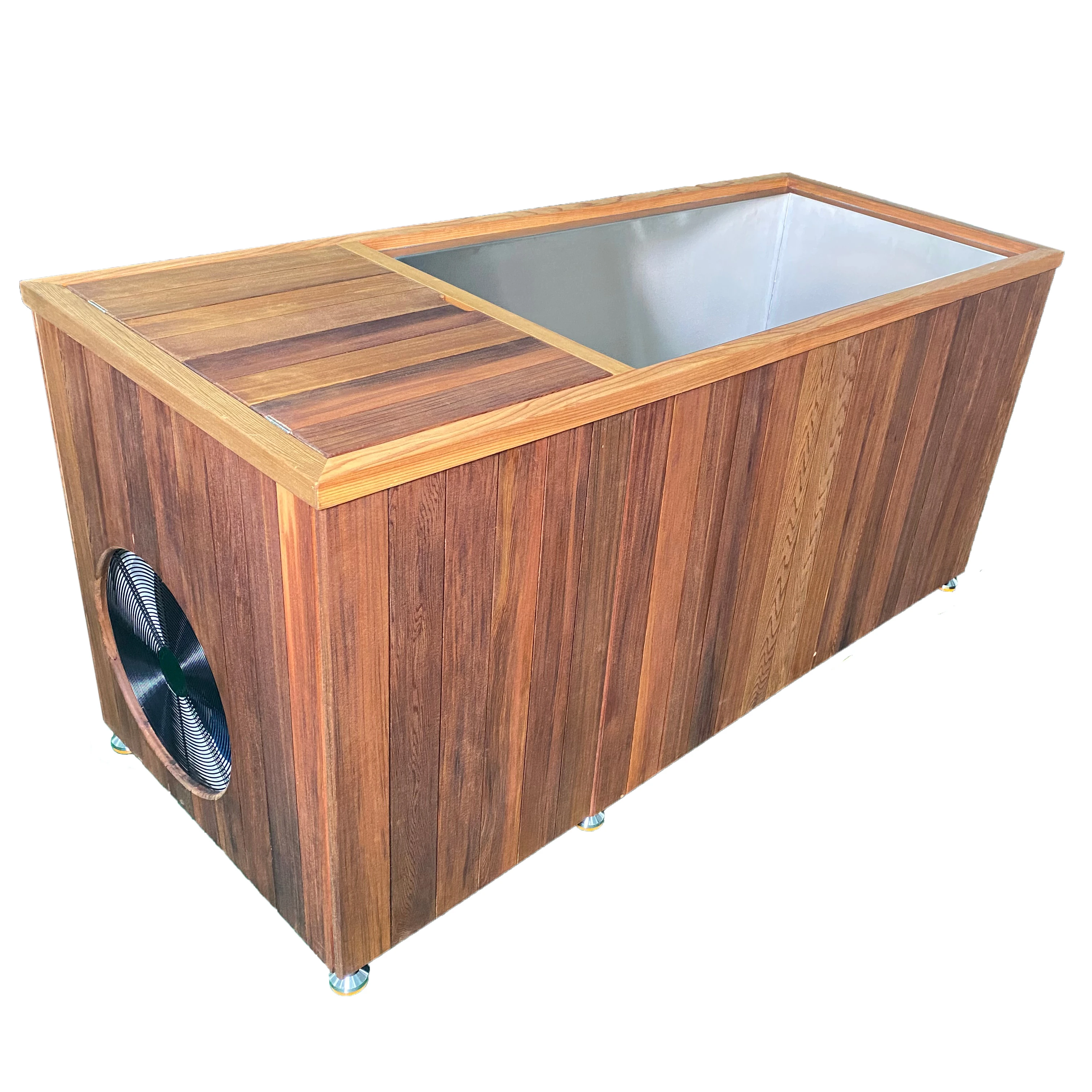 Cedar Lover Auto Chiller Cold Plunge Recirculating Water Chiller Ice Bath Chiller Machine Wood Cold Tub