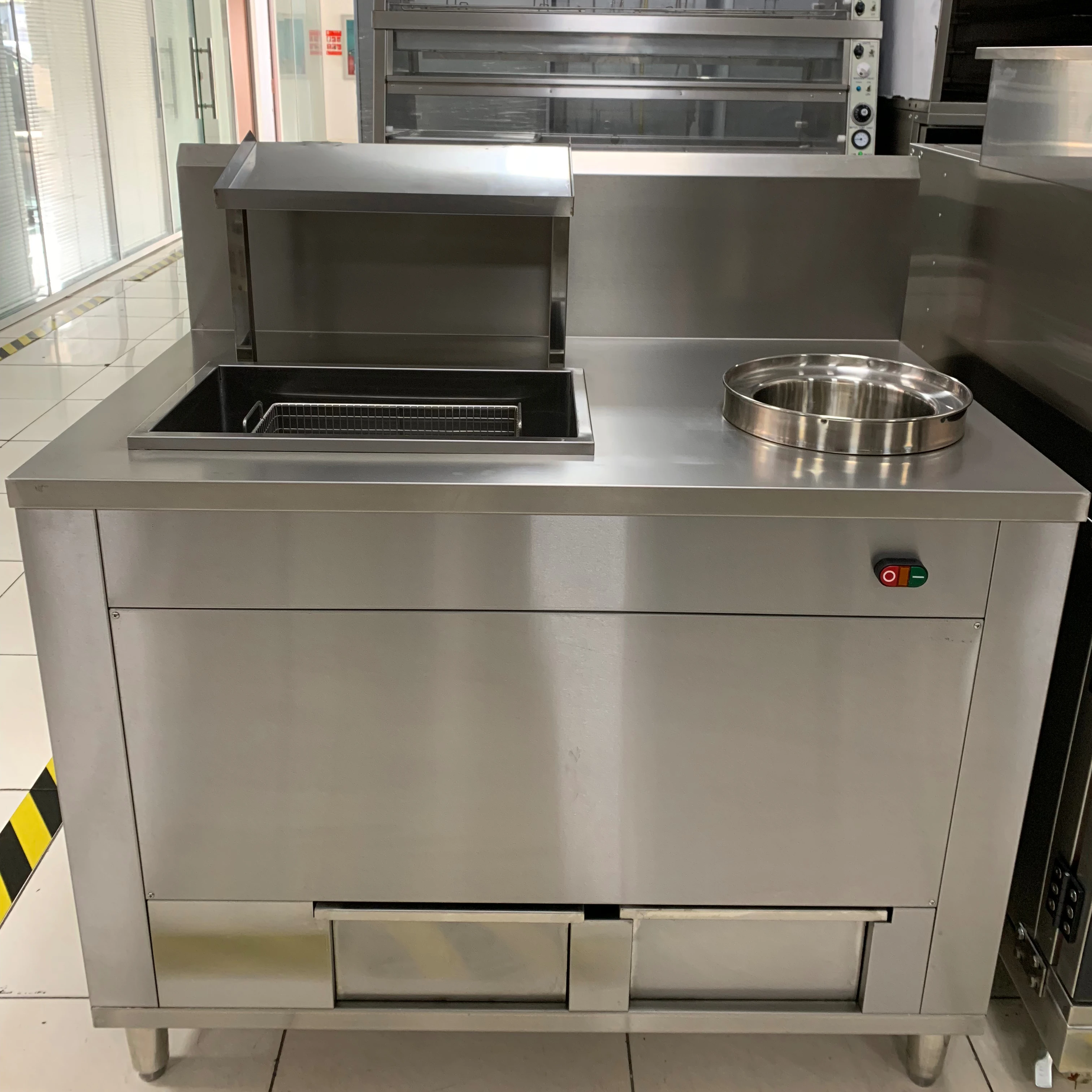 Automatic Seafood Fish Breader Fried Chicken Breading Machine GW-2400