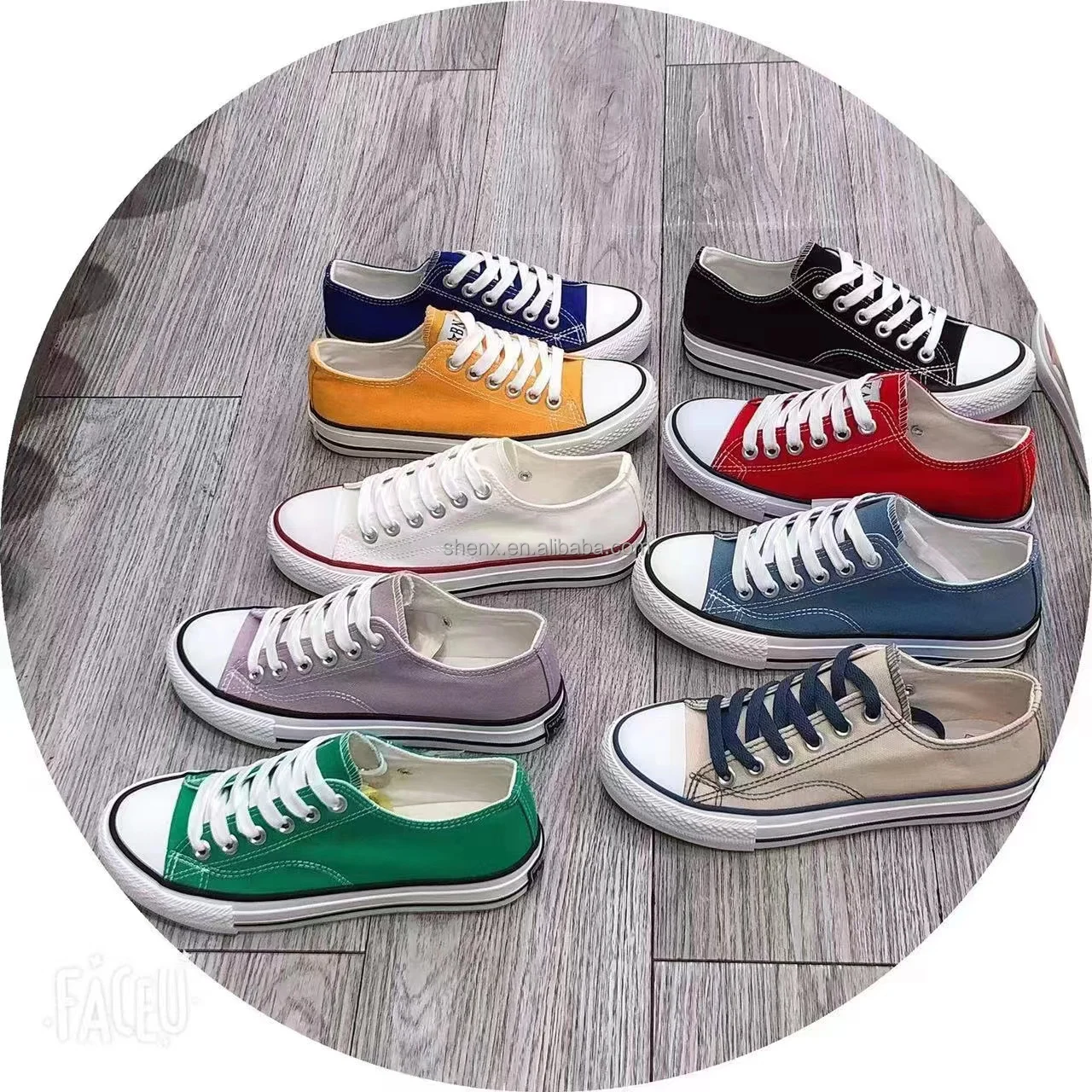 Good Quality High Top Canvas Trendy Shoes Women Casual Sneaker Shoes Lace Up Custom Logo Sneakers Canvas Shoes