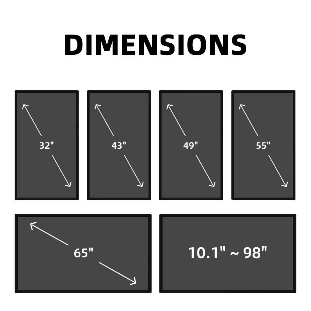 Factory Direct Multi Sizes LCD Wall Mounted With Touch Screen All in one Digital Advertising Screen With Remote Control Software
