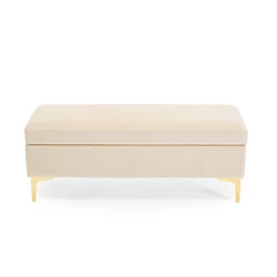 Wholesale Bedside Multi Purpose Velvet Storage Ottoman Bench Seat