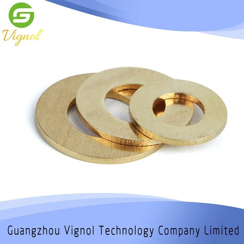 Hot sale products copper washers natural color brass flat washers