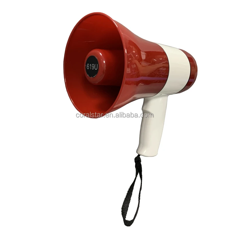 Discharge Time 8-20 Hours Power Output 30w Usb Handheld Megaphone With Mic