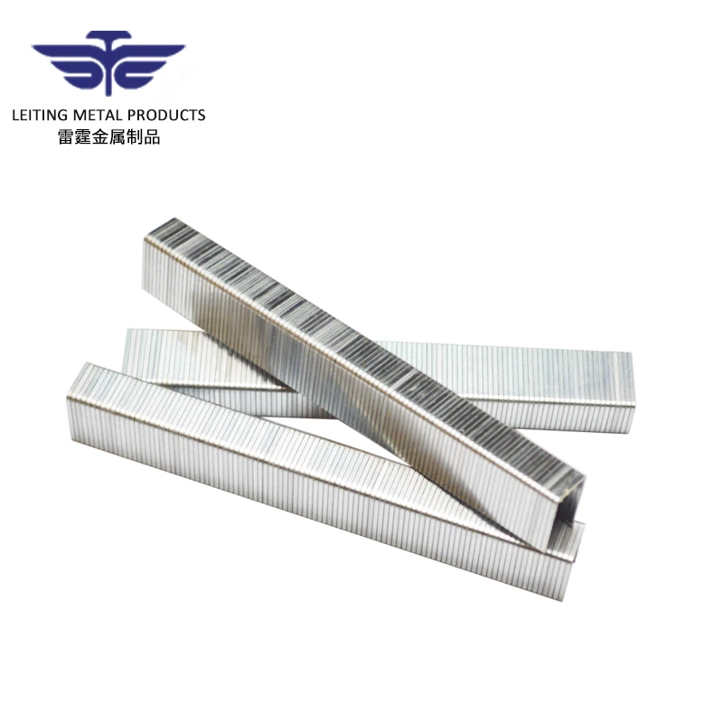 LEITING Best Product Zinc Plated Stainless Steel Sofa U-Type Nail Furniture Staple 1016j Staples