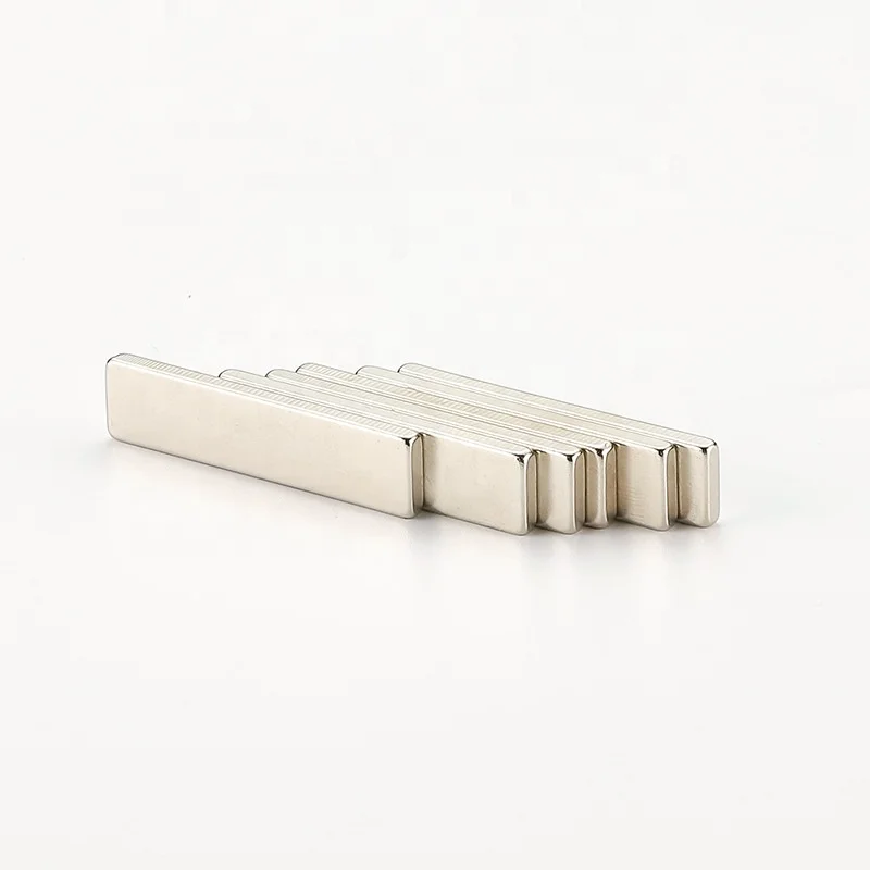Super magnetism n35-n52  industrial rare earth neodymium tiny strong magnet stick block neodymium segment shape magnet for motor