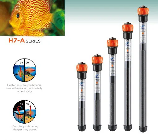 50W aquarium submersible glass fish tank heater