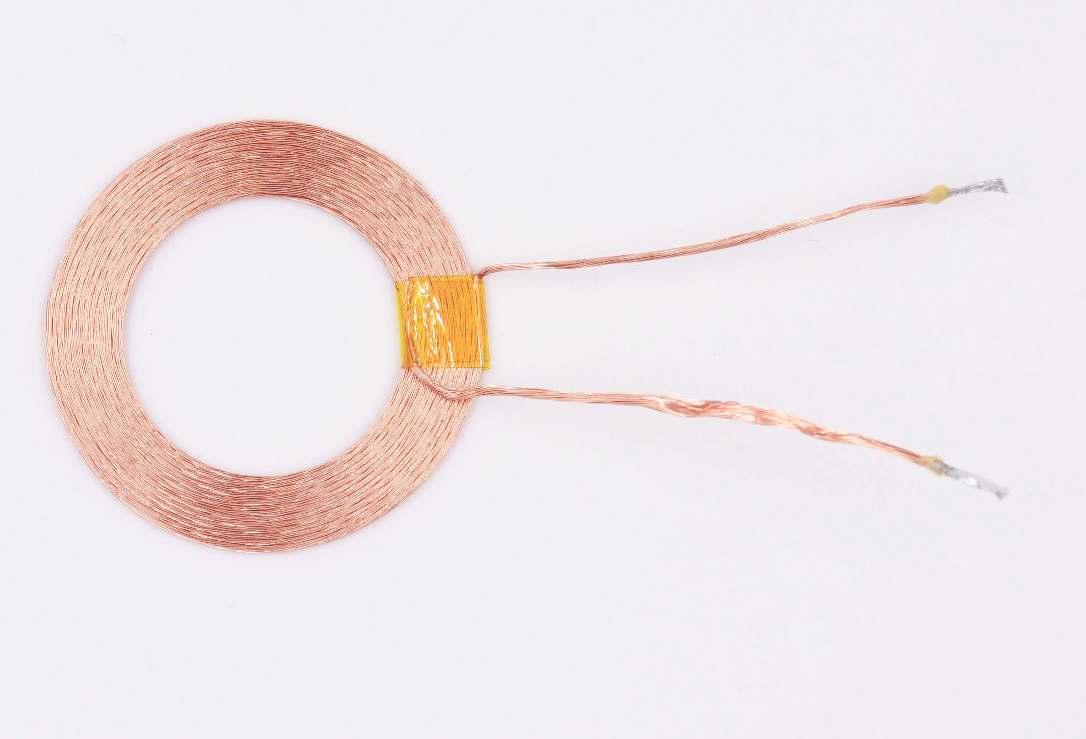 Taidacent 5uH 25mm Radio Frequency Coil Copper Ferrite Core Coil High Current 15W PCB Wireless Charger Charging Coil