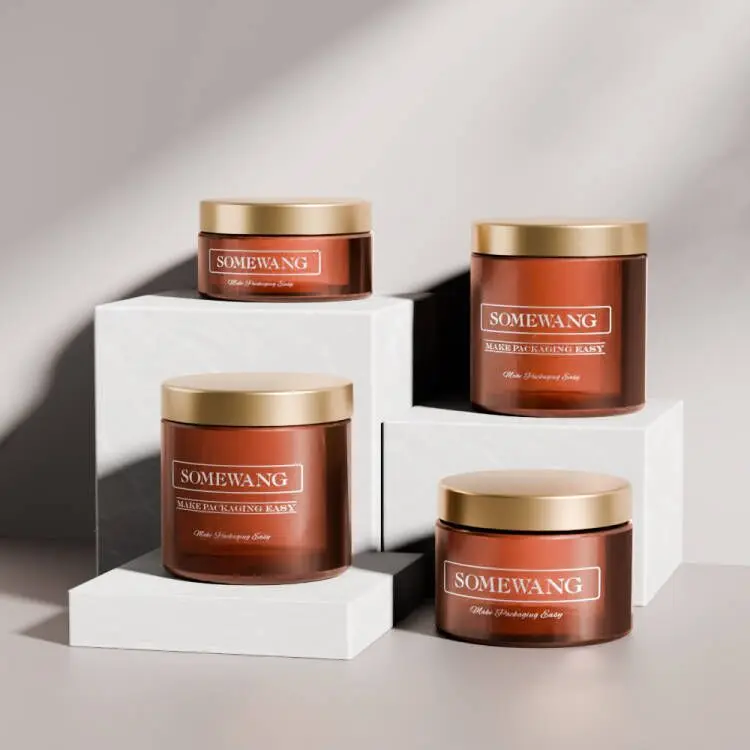 250ml PET Cosmetic Body Butter Jars with Lids  Plastic Cream Jars for face Use with cosmetics containers