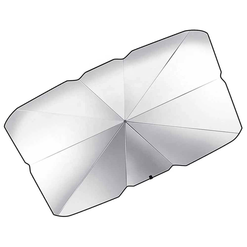 Low MOQ Customize Design Foldable Car Windshield Sun Shade Umbrella Car Front Windshield Sun Shade UV Rays