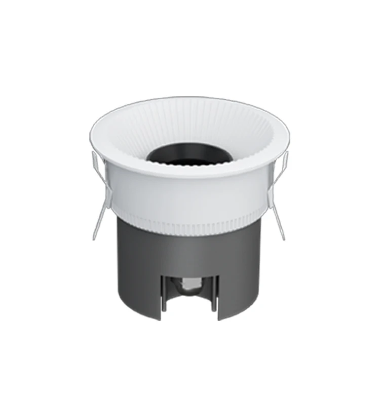Best Service Wall Cleaning Light 12W LED Downlight Embedded Spotlight Circular Downlight Shell