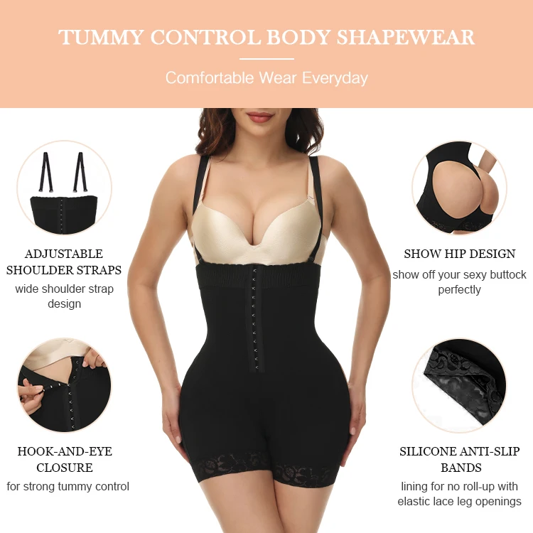 Wholesale Women Tummy Control Butt Lifter Hip Full Body Shaper Thigh Slimmer Shorts Waist Trainer Slimming Underwear