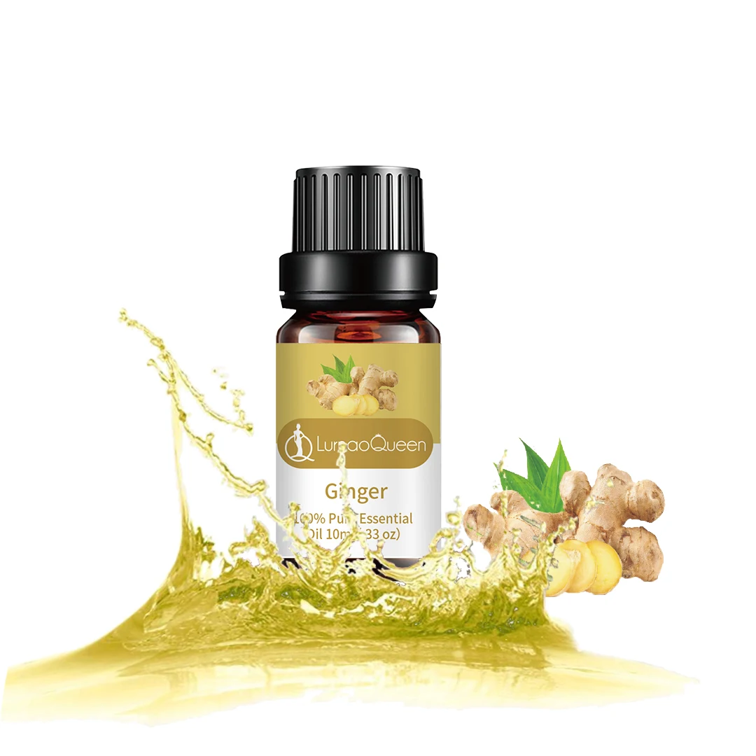 OEM/ODM Guangzhou Factory Relieve Fatigue Soothing 10ml Oil soluble Ginger Water Based Essential Oil Gift