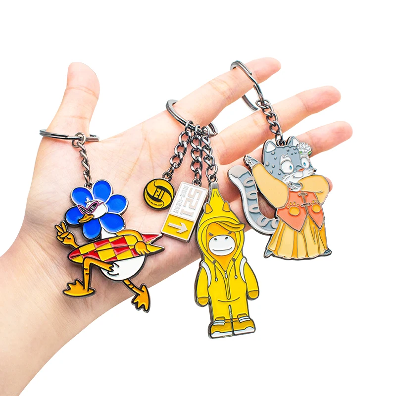 Vistarts 10+ Years Factory OEM/ODM Custom 2D 3D Metal Keychain Enamel Zinc Alloy Promotion Love Graduation Key Chains