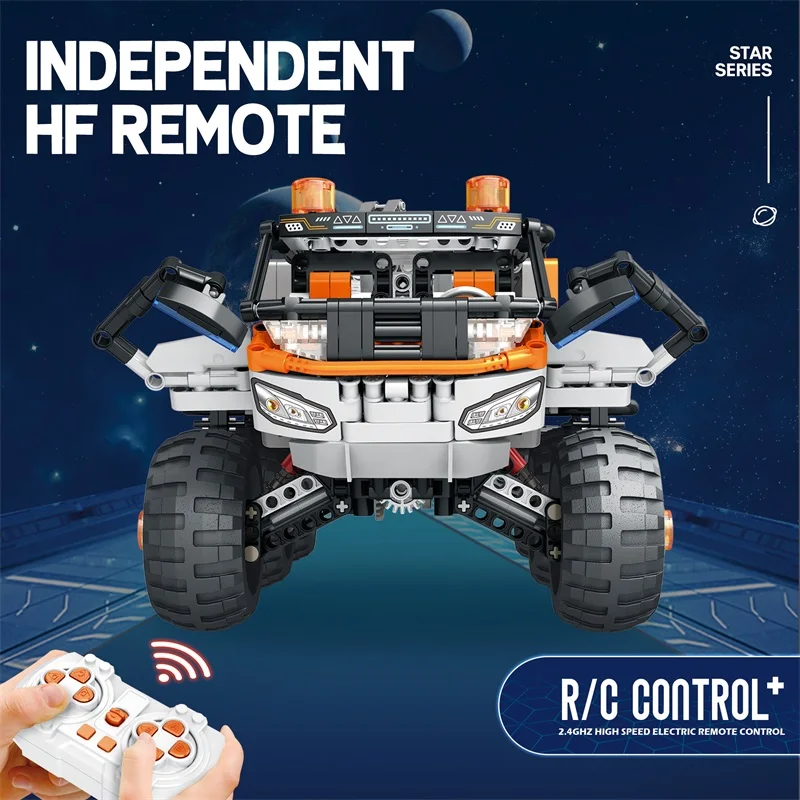 Space Series Transporter Educational Remote kids toy assembly DIY Bricks building block toy sets