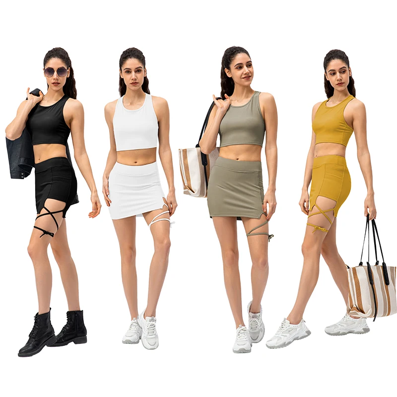 Женское платье для гольфа, одежда, спортивные юбки, теннисное платье с шортами, Женская теннисная форма, одежда для весла и тенниса