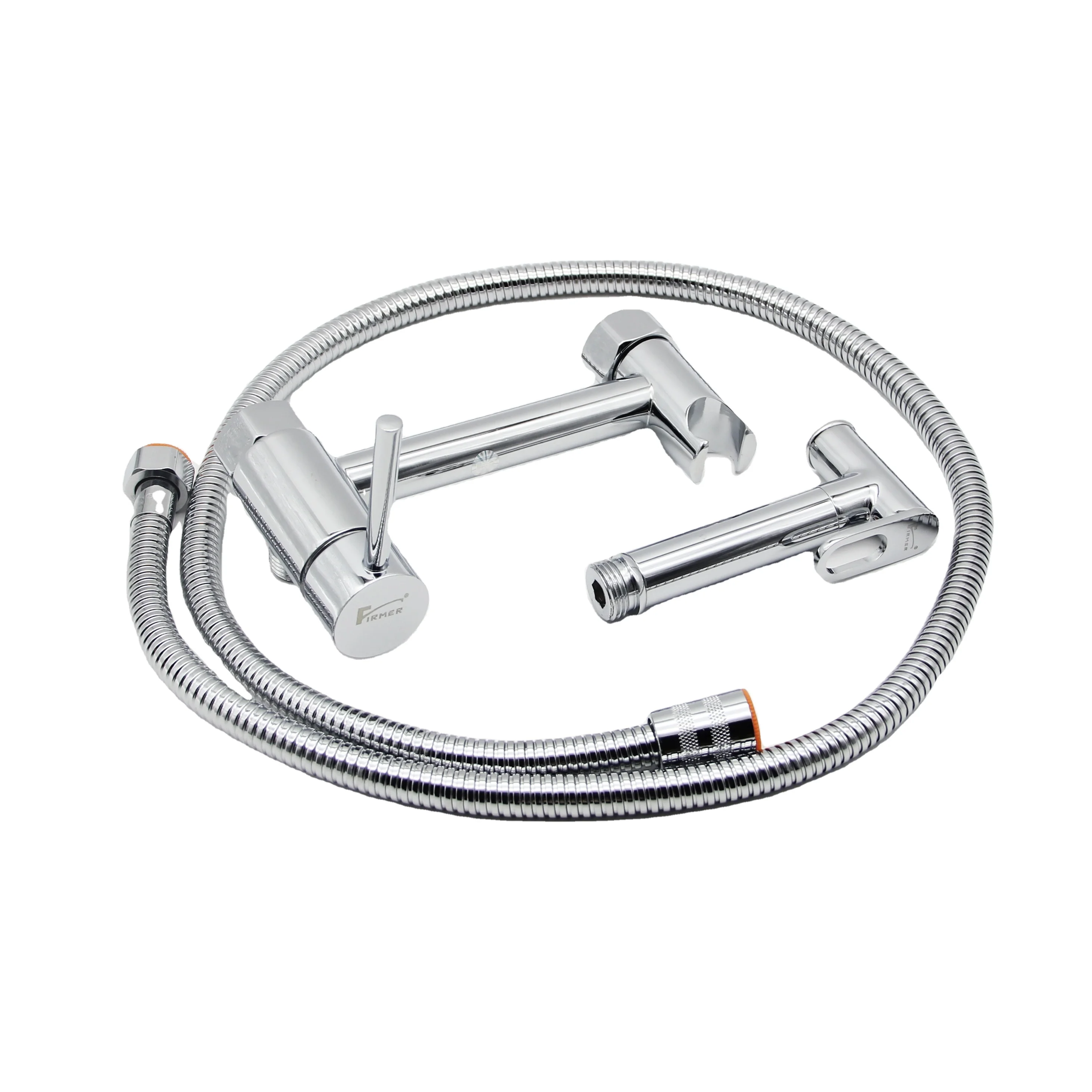 Hotsale brass toilet cold and hot water Shower Mixer with Bidet sprayer Head Single Handle Tap