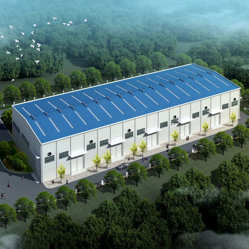 Prefabricated Plants And Workshops Industrial Prefab Storage Shed Steel Structure Warehouse Prices Construction Design