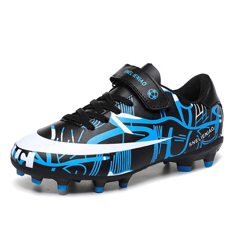 Детские профессиональные футбольные бутсы, футбольные бутсы с шипами, высокие Бутсы для лодыжки, уличные футбольные бутсы, кроссовки
