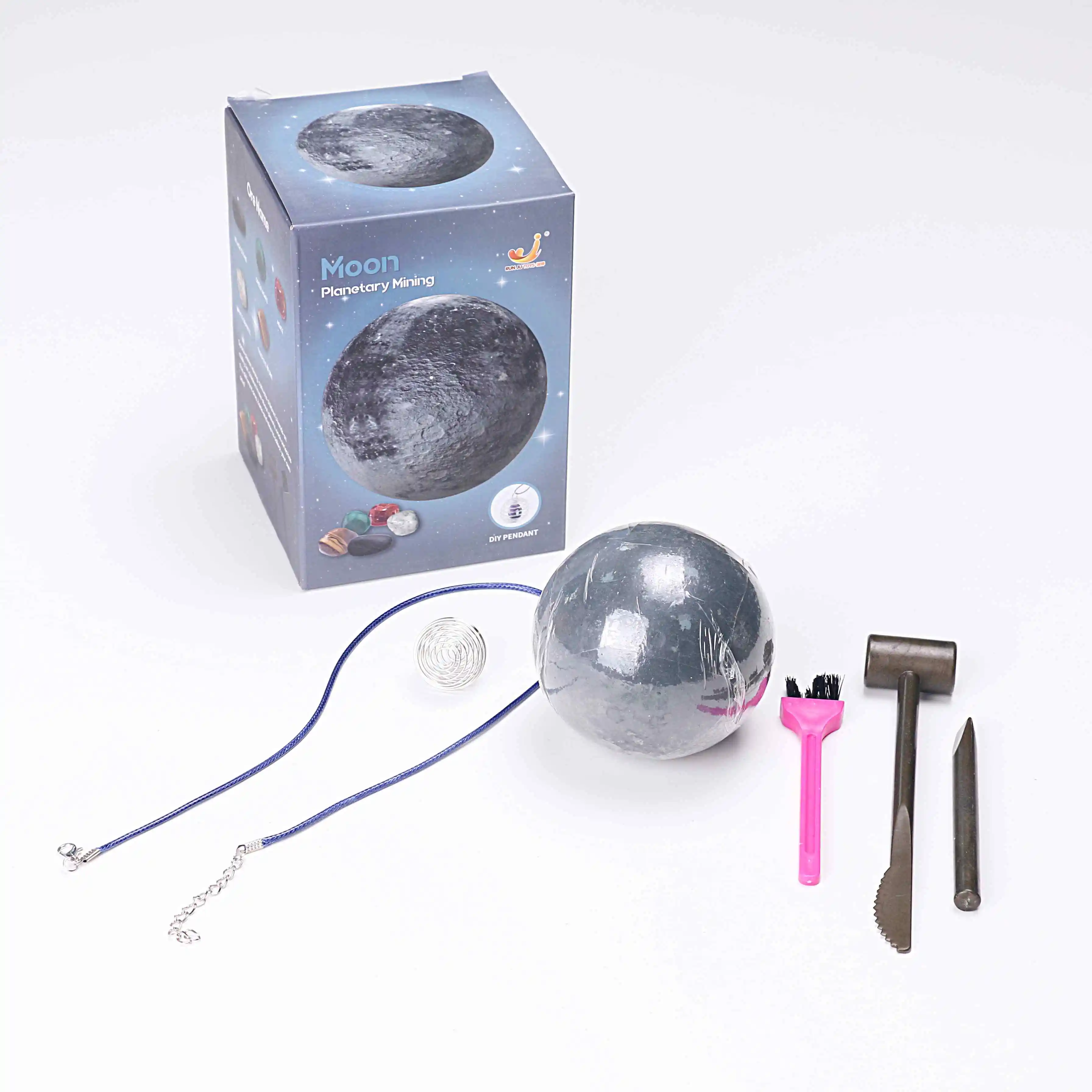 Funny gift Educational Space Toys Planet Collection Kit Science Solar System Exploring Gems Archaeology Excavation Toys For Kids