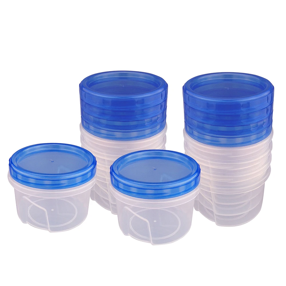 Reusable Soup Container Plastic Reusable Round Food Storage Containers Box for Soup, Juice Container