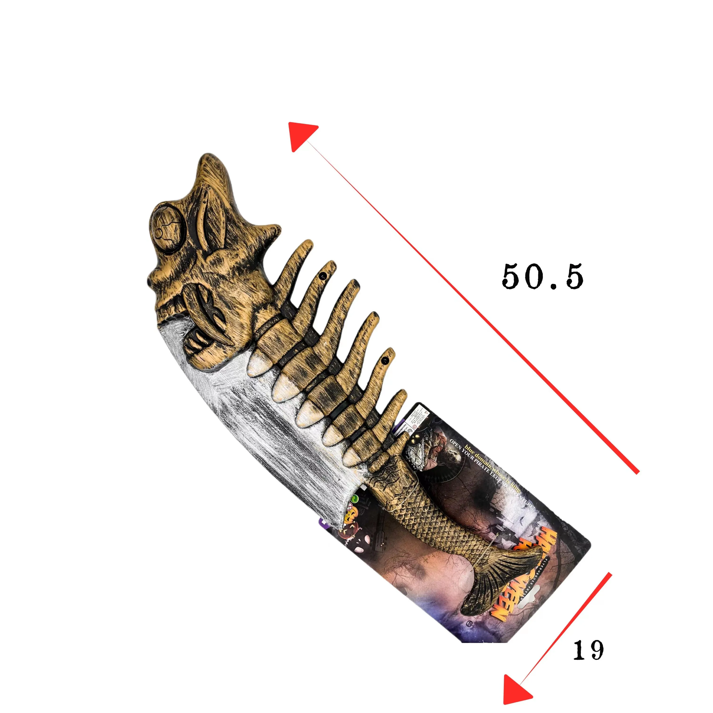 Party Supplies Realistic Bleeding Knife Tricky Scary Prop Costumes Halloween Plastic Weapons