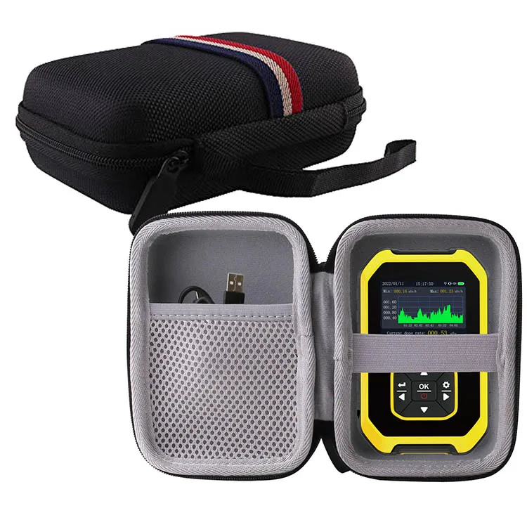 Factory Custom Portable Shockproof Hard Shell Travel Radiation Detector Carrying Case