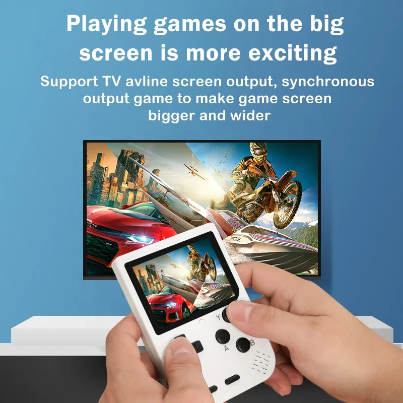 
Portable mini handheld game player Built-in 2000 Games classic retro video game console 