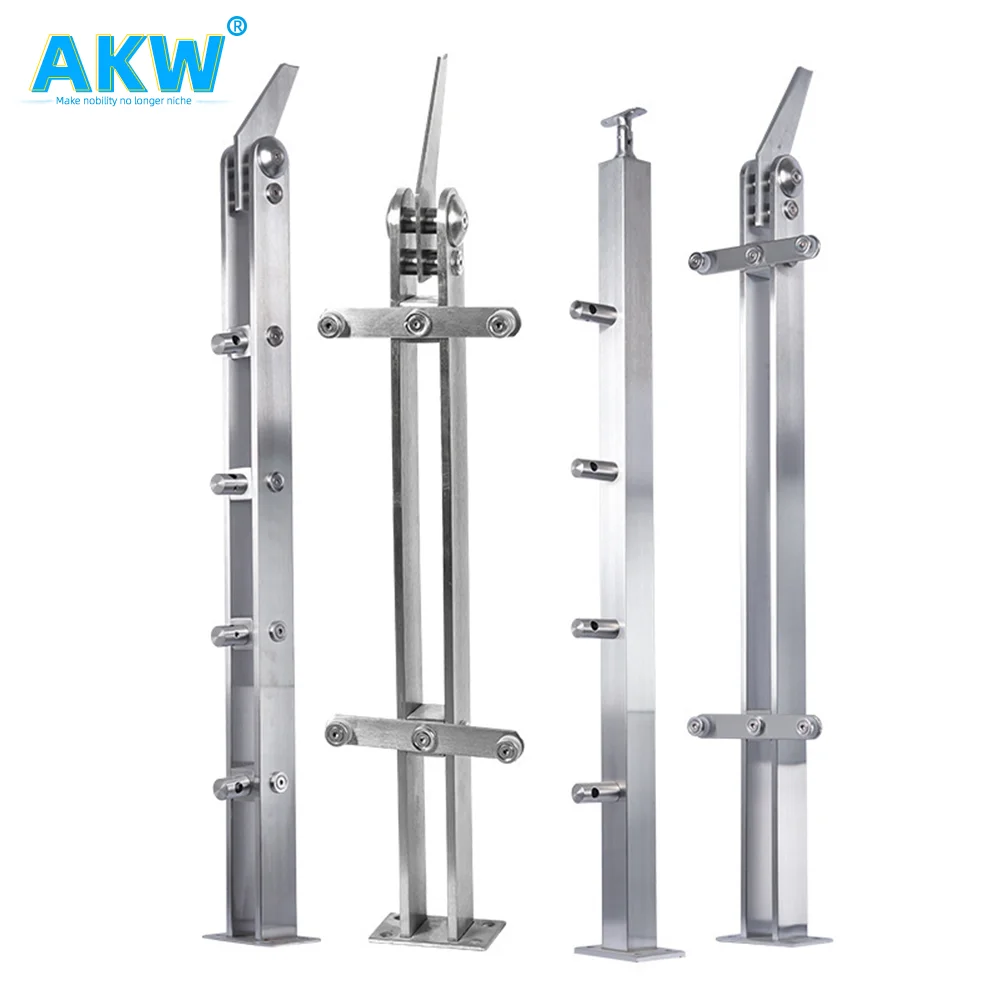 Металлическая лестница из нержавеющей