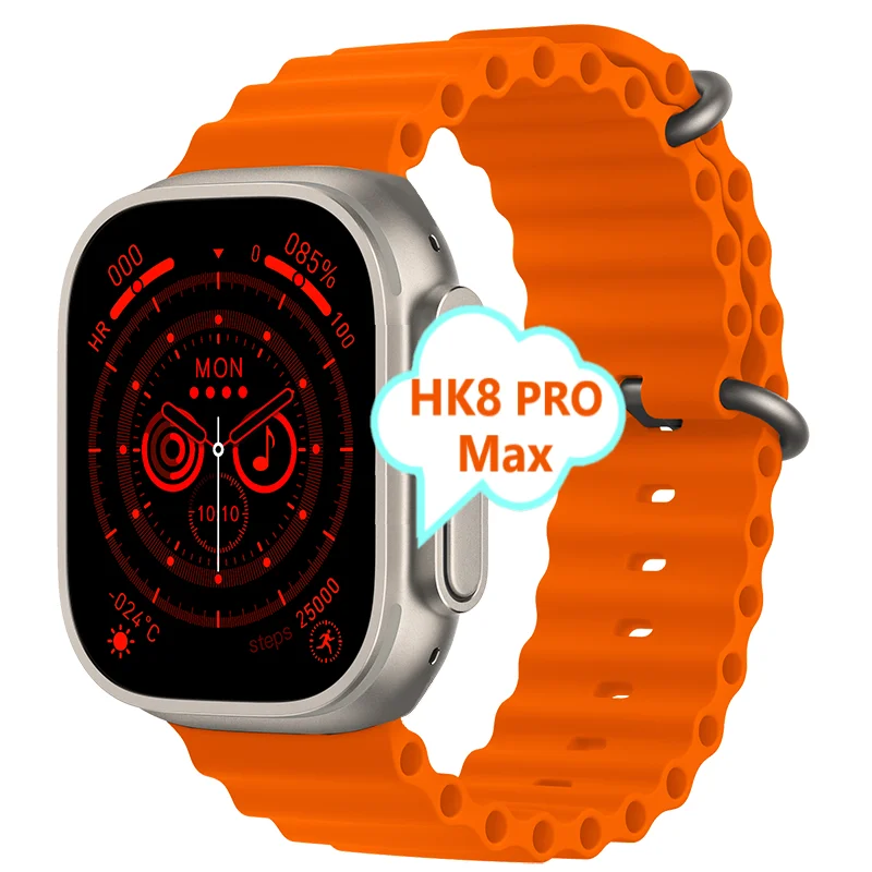 Amoled screen hk8pro max ultra smart watch 2.12inch dual core cpu true compas hk 8 hk8promax hk8pro hk8 pro max ultra smartwatch