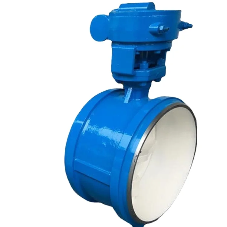 fm approved factory manufacture butterfly valve cast steel three eccentric butt welding hard seal butterfly valve