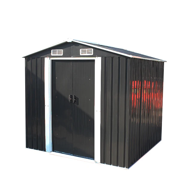 Популярный Металлический Сарай для хранения, Металлический Сарай для хранения мотоциклов, уличный сарай из оцинкованной стали