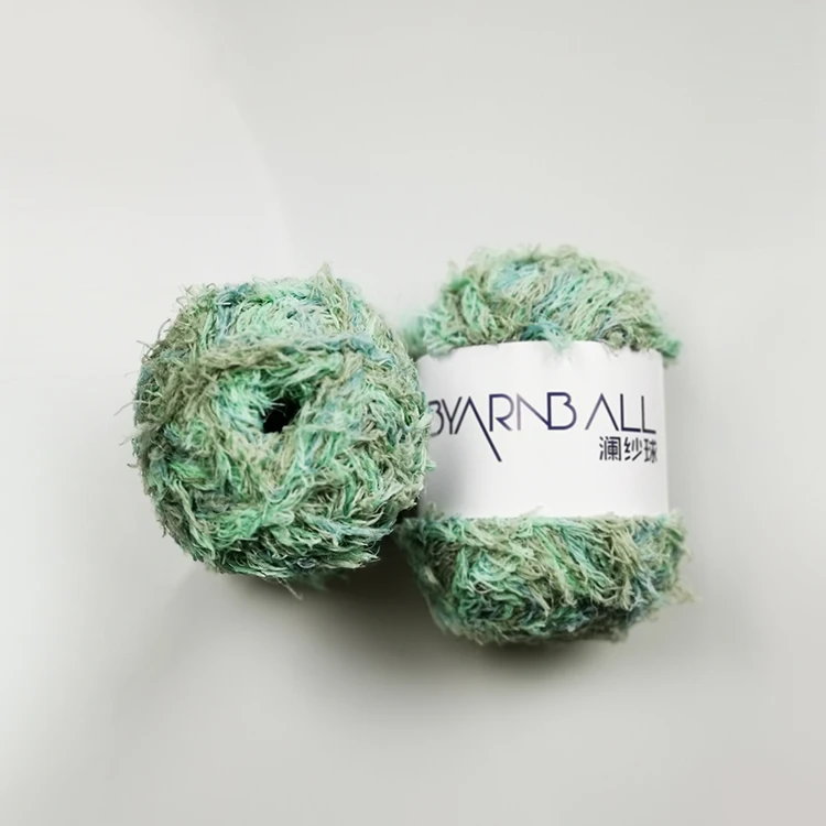 
Woven 100%Polyester Fabric Green Polyester Monofilament Compect Spun Polyester Fancy Knitting Yarn 