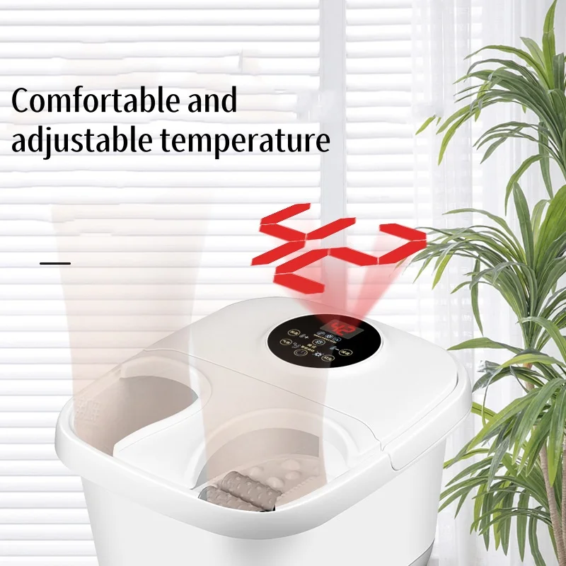 JOY Hot selling heated foot bath tub for home use, portable constant temperature massage foot bath tub