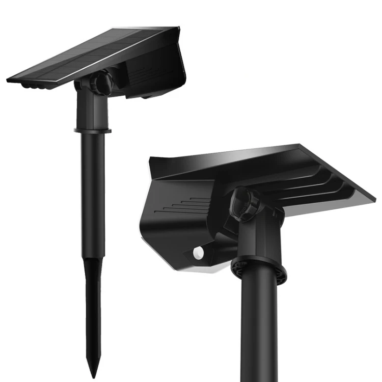 Dual Power Sources Type-C Rechargeable RGB Multi-color Wireless Solar Garden Lights LED USB Solar Pathway Lawn Lights Outdoor