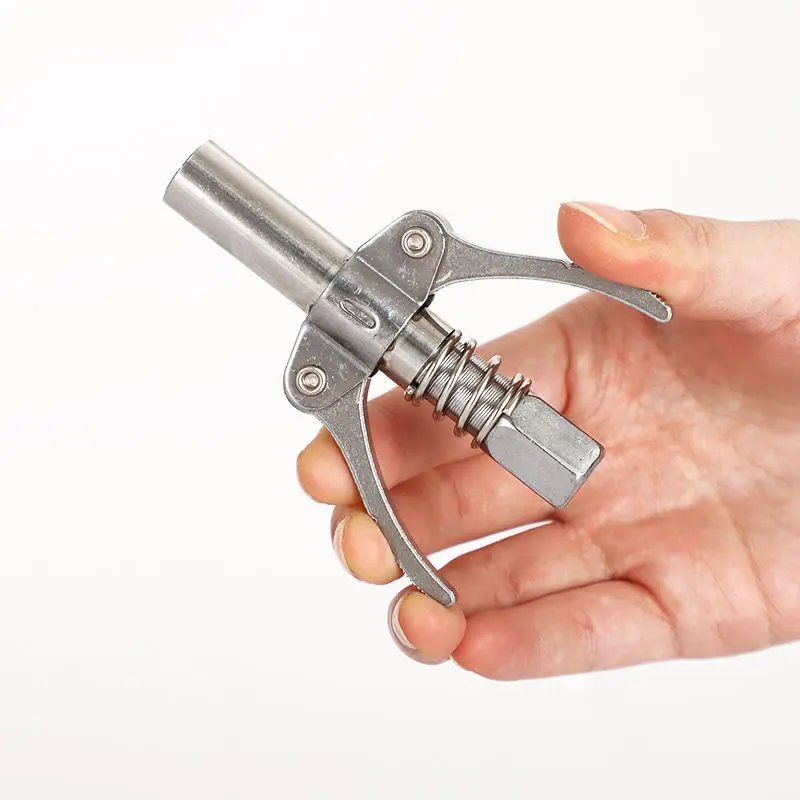 Best Selling Quick Release Grease Gun Nozzle Coupler 12000Psi Spring Loaded Grease Gun Coupler For All Grease Gun Fitting