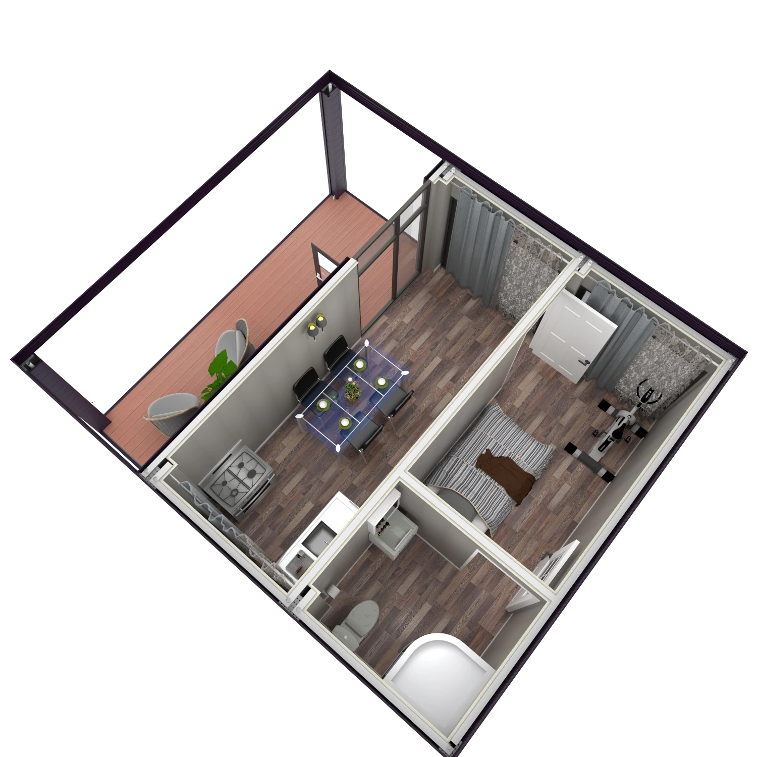 2 Bedroom Prefab House Homes Prefab Houses Container Prefab