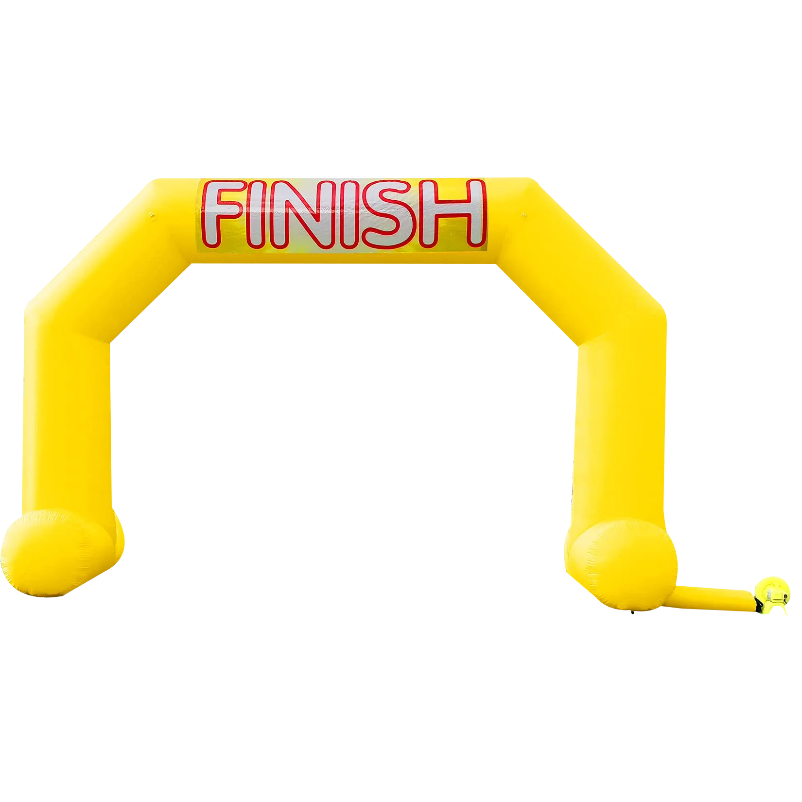 Sewinfla Yellow 20ft Inflatable Finish Start Line Custom Outdoor Giant Advertising Large Inflatable Arch For Event