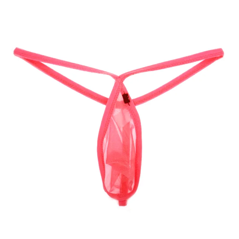 
Mens Mesh Thongs Penis Pouch Translucent Jockstraps G Strings Sexy Gay Men Underwear Fashion Design 